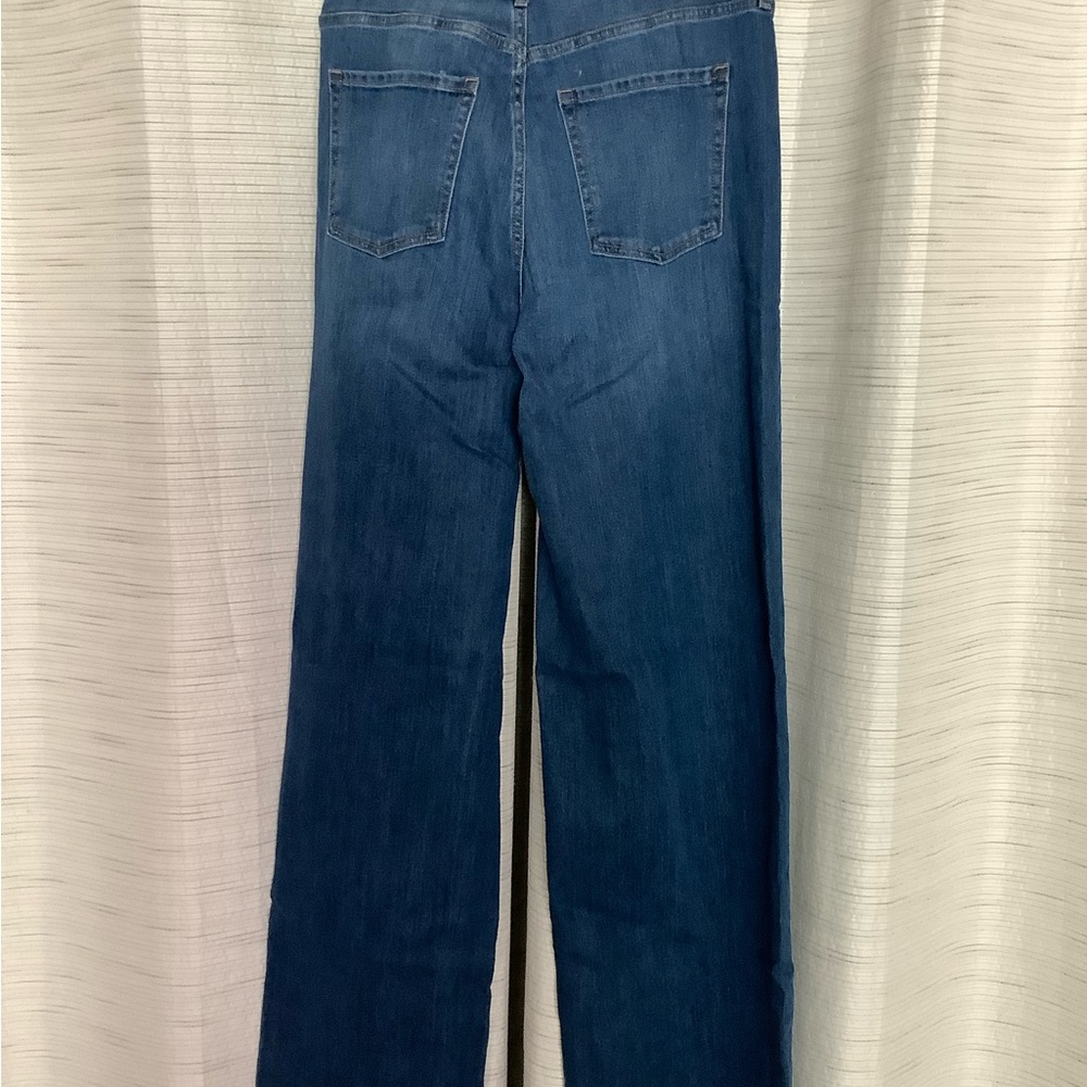 Old Navy High Waisted Wide Leg Jean 10Tall - Picture 3 of 5